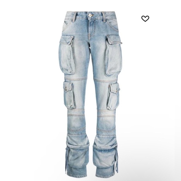 The Attico Essie cargo jeans Size 25 - Picture 3 of 5